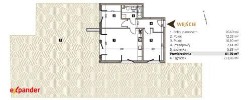 Apartament z ogromnym ogrodem 223mkw