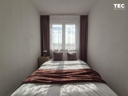 Osobna kuchnia, widok na Las Borkowski, Balkon