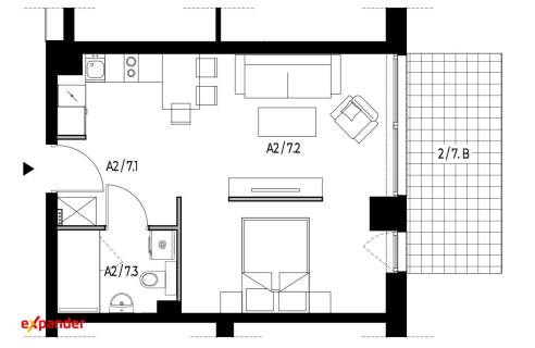 partament wakacyjny w promocji balkon nowy budynek