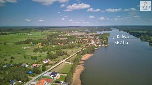 Działka nad j. Kawla z możliwym podziałem na 4 