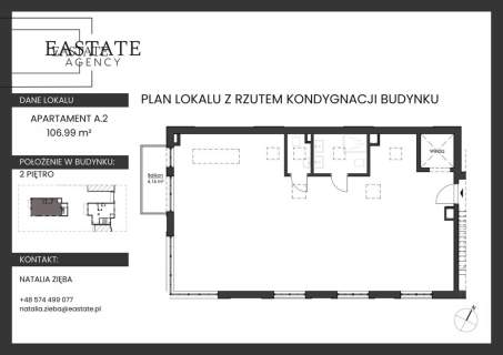 Apartament 107m2 z tarasem na dachu / Orłowo