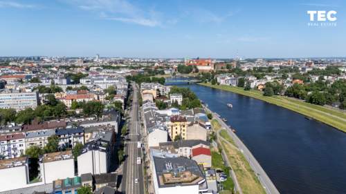 Dwupoziomowy apartament z widokiem na Wawel