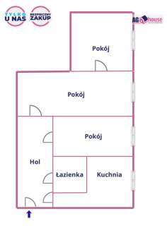 Mieszkanie 3-pokojowe w ścisłym centrum Gdańska