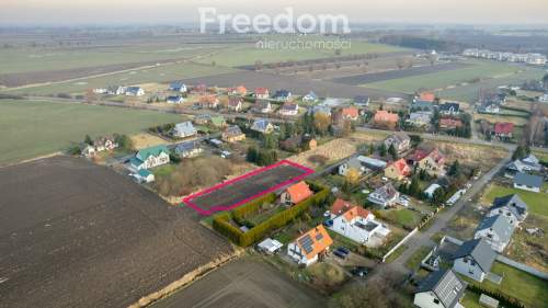 Działka budowlana 1385 m2 - 20 minut do Gdańska