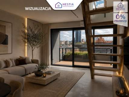 Unikatowy penthouse z tarasem Widok na panoramę