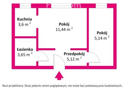 Przytulne 2 pokoje w centrum Koła