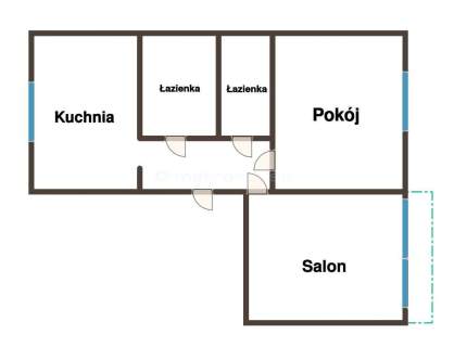 Na sprzedaż 2-pokojowe mieszkanie na Górnej
