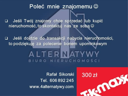 Dom z biurem i budynkami gospodarczymi.