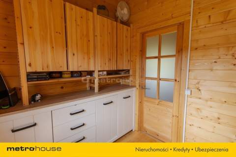 Nowy drewniany domek i 2000m2 działki budowlanej