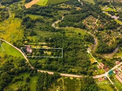 Dom i zabudowania na 1,19 ha działce ok. Olsztyna