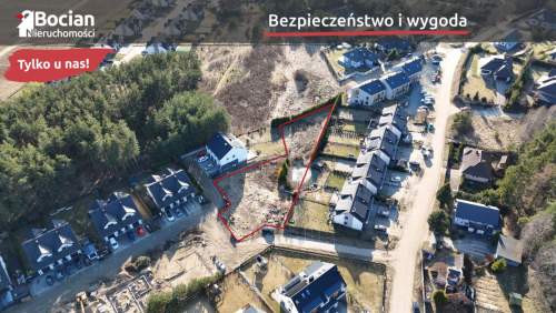 W pełni uzbrojona działka pod lasem-Bojano