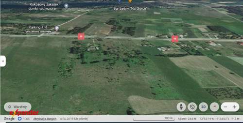 WÓLKA DZIAŁKA ROLNA POW. 4,8 HA PRZY DK 10