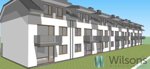 Gotowy Parter 3 pokoje 56m2. Ogród 61m2,Parking x2