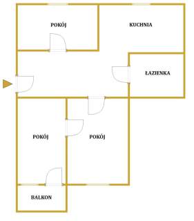 Na sprzedaż 3 pokoje kuchnia I Balkon I Piwnica