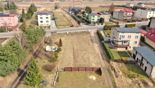 Działka budowlana z projektem domu   Dobieszowice