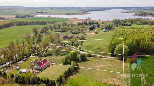 Działka na wzgórzu z widokiem na jezioro