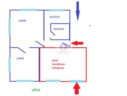 Bielany lokal biurowy 62m2 do wynajęcia