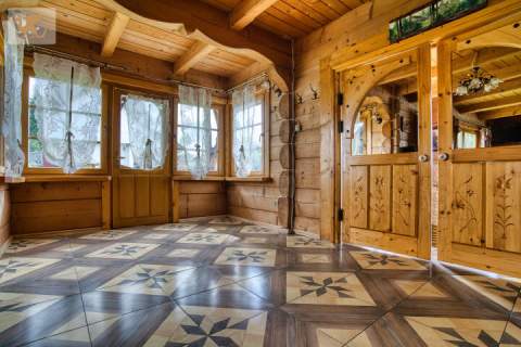 Dom z bali na działce 1902 m2 - idealny do zamieszkania i pod...
