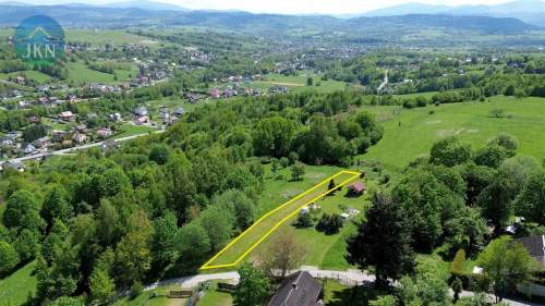 Działka budowlana na sprzedaż, 580 m2, Żywiec