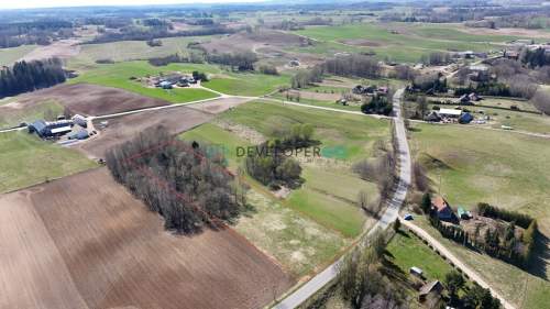 Działka budowlana 2500m2 Supienie