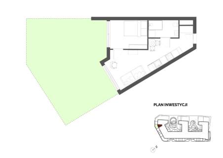 Duży ogród 50 m2, Wykończone i wyposażone