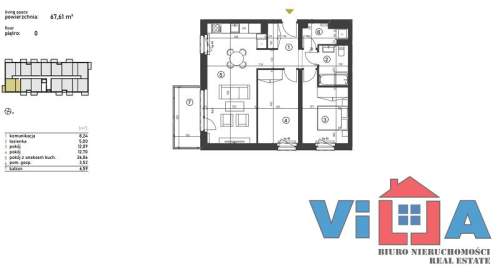 3 POKOJOWY APARTAMENT Z BALKONEM NA SPRZEDAŻ 