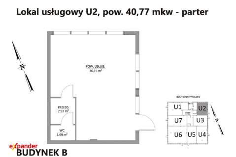 Lokal użytkowy na nowym osiedlu we Wrocławiu