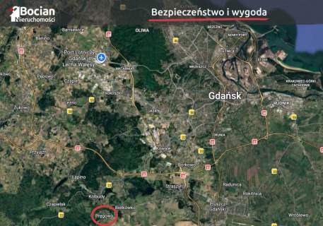 Kompleks płaskich, słonecznych działek w Pręgowie