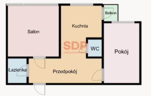 Dwa pokoje przy Stawie Pilczyckim, winda z poziomu zero.