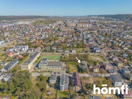 Działka budowlana z domkiem Rumia