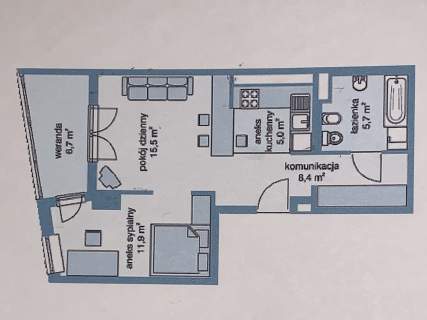 Apartament w Śródmieściu gabinet do pracy zdalnej metro