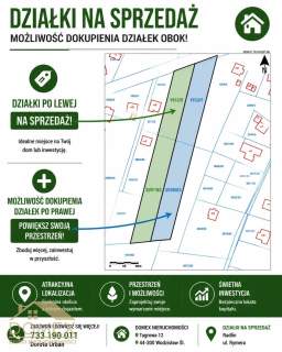 Działka 3792m Radlin Możliwość dokupienia drugiej