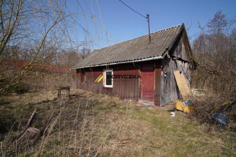 Działka z domkiem nad potokiem- gm. Wadowice Górne