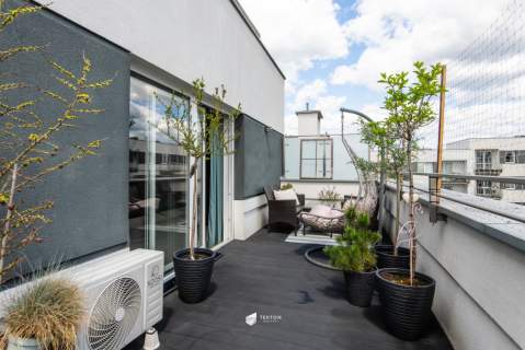 Apartament Modern Retro z dużym tarasemm Podolany