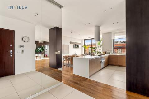 Penthouse z tarasem w sercu Powiśla