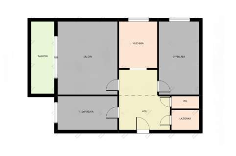 Os. Słoneczny Stok, 3 pokoje, 63 m2, piękny widok