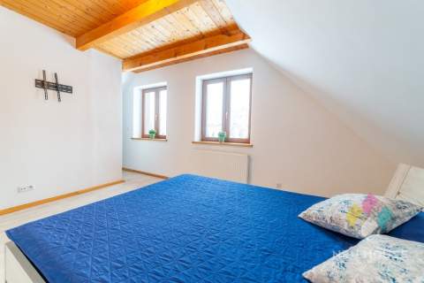 Kosewo, dom z bala na dużej działce o pow. 9600 m2