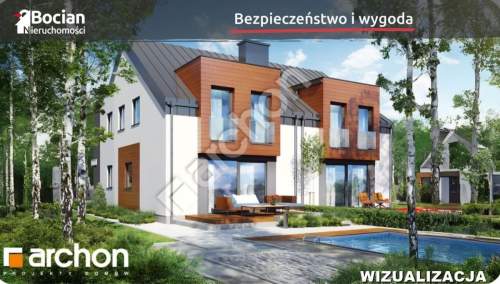 Nowoczesny bliźniak w stanie deweloperskim-Banino