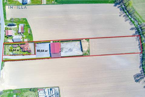 Dom Hala Serwisowo-magazynowa Duża działka 