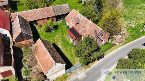 Siedlisko 1,02 ha, stodoły, dom, fotowoltaika