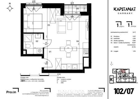 1 lub 2 pokojowe mieszkanie/ centrum - Garbary