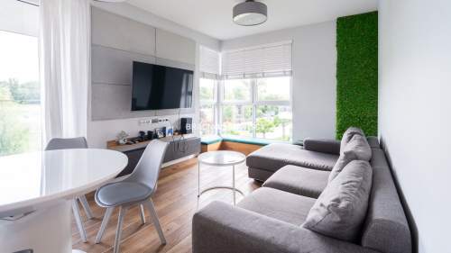Nowoczesny apartament z tarasem w sercu Zabłocia