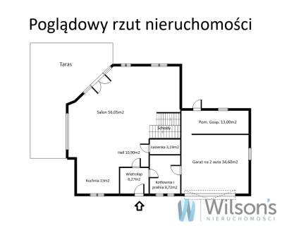 Nowa niższa cena Dom z dużym ogrodem w Wysokiej