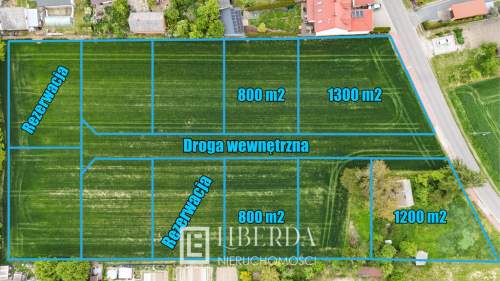 Działka budowlana ul. Nadstawna, Zagrody, 800m2