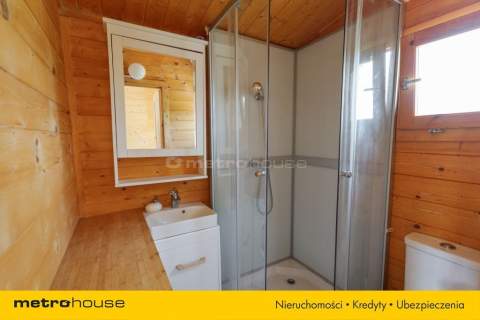 Nowy drewniany domek i 2000m2 działki budowlanej
