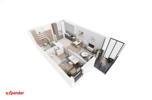 Klasyczne mieszkanie 2 pokojowe/ 40m2/balkon/szybki odbiór