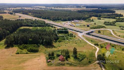 Działka z możliwością zabudowy usługowej, domu