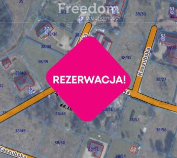 Działka pod zabudowę jednorodzinną w Miszewku
