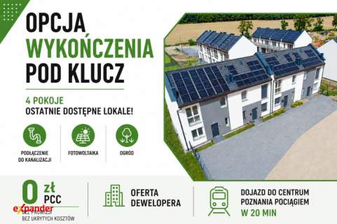 Dojazd do Poznania 20 min, opcja wykończenia