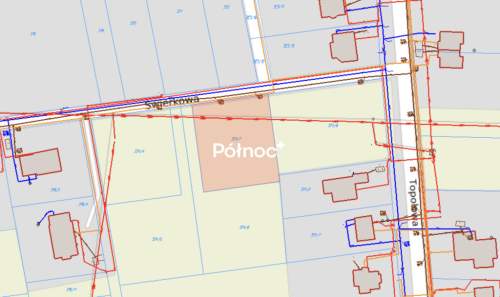 3 działki pod zabudowę mieszkaniową i usługi